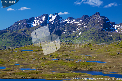 Image of Scenic mountains in Norway