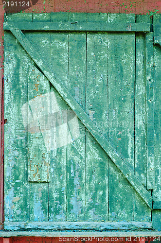 Image of cracked old door