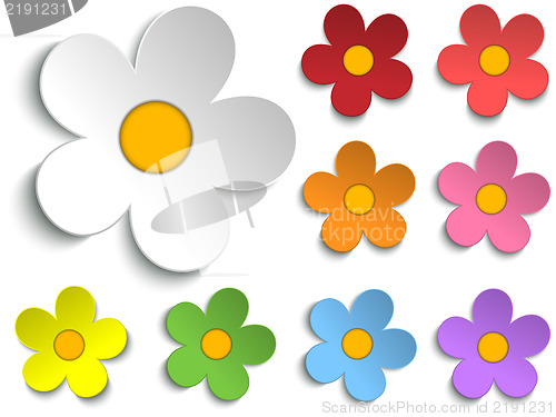 Image of Beautiful Spring Flowers Collection Set of 9