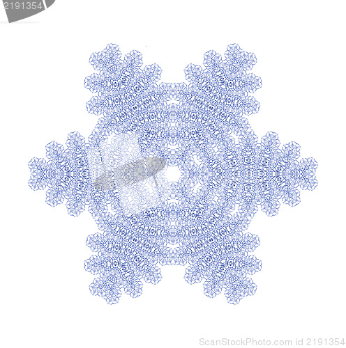 Image of Abstract snowflake