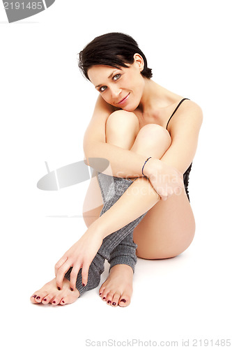 Image of relaxing woman 