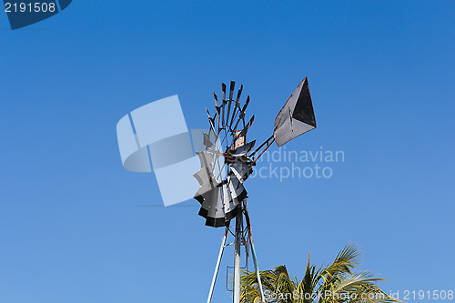 Image of Windmill on the field 