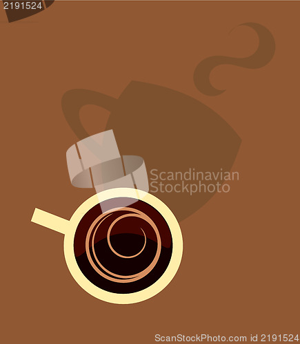 Image of Coffee with shadow