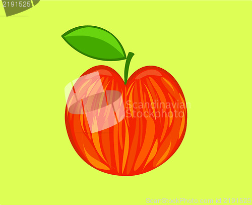 Image of Apple painted