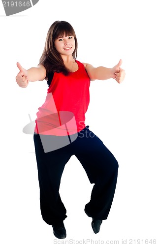 Image of Pretty hip-hop dancer