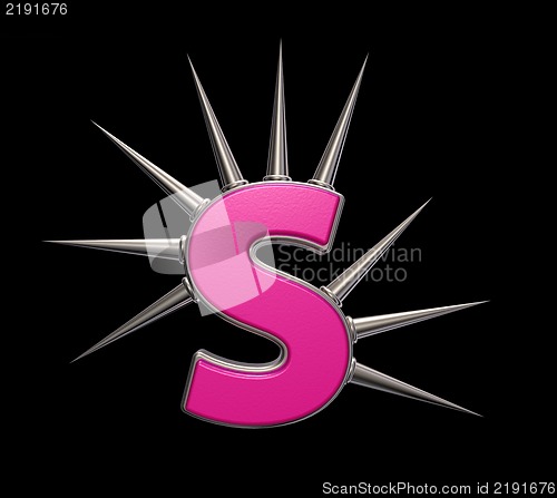 Image of prickles letter s