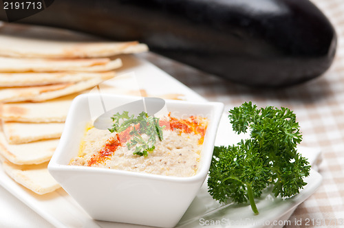 Image of moutabal baba ghanoush eggplant dip