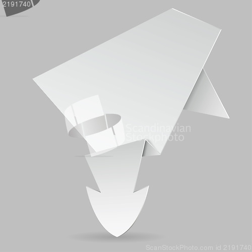 Image of Paper Origami Arrow