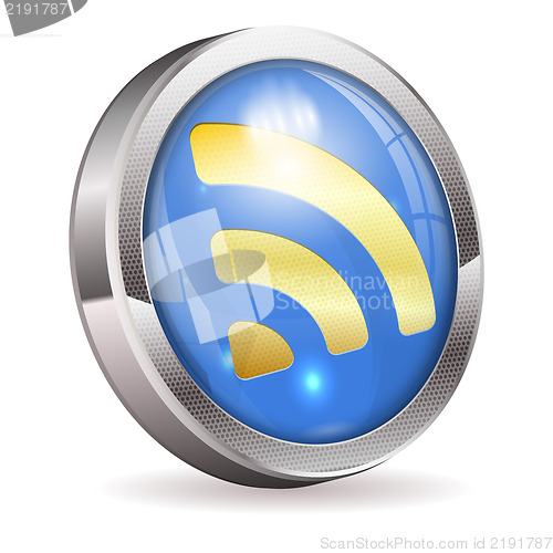 Image of RSS Feed News Button