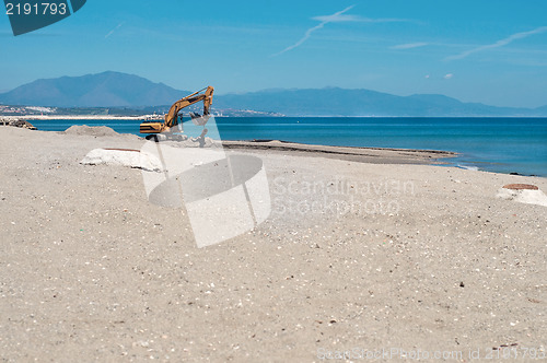 Image of Working digger