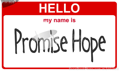 Image of name promise hope