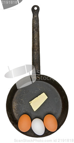 Image of vintage iron skillet