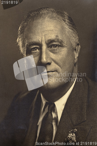 Image of vintage roosevelt portrait