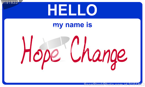 Image of name hope change