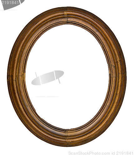 Image of vintage oval frame