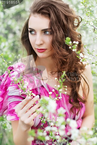 Image of Pretty curly lady