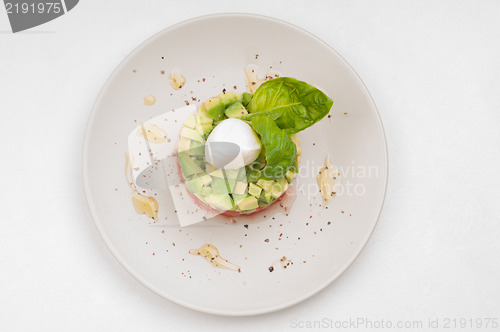 Image of Fresh salad on the plate