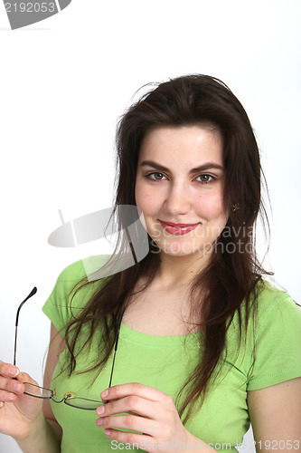 Image of Smiling pretty female