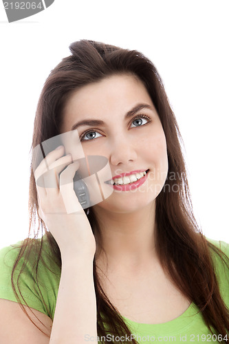 Image of Woman with cellphone