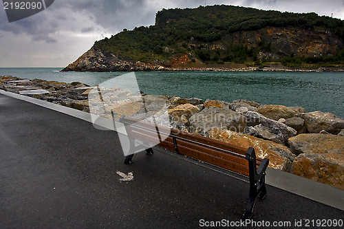 Image of  coastline bench 