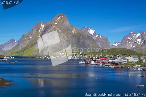 Image of Norwegian fishing town