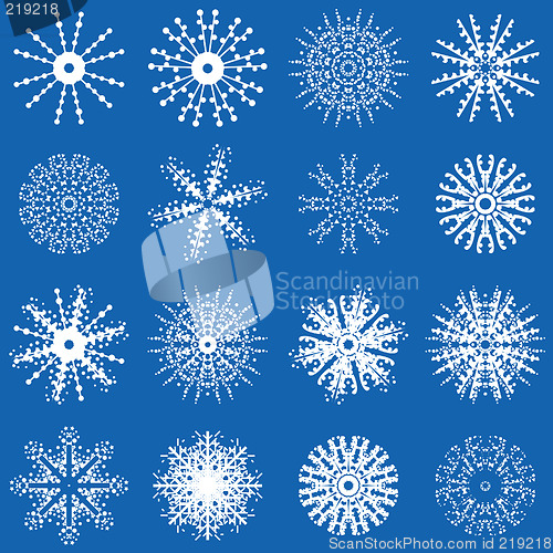 Image of Winter snowflakes