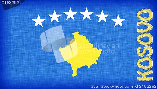 Image of Linen flag of Kosovo