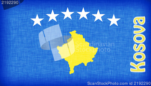 Image of Linen flag of Kosovo