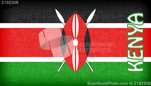 Image of Linen flag of Kenya