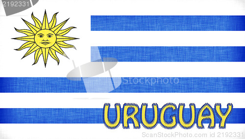 Image of Linen flag of Uruguay