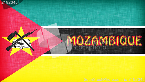 Image of Linen flag of Mozambique