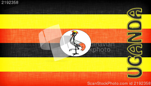 Image of Linen flag of Uganda