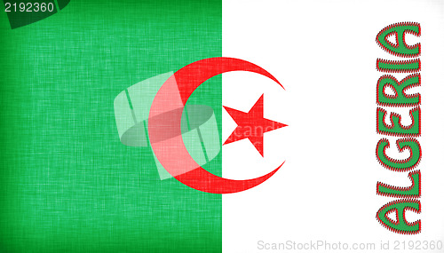 Image of Linen flag of Algeria