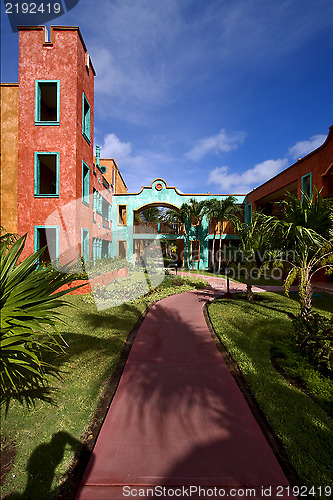 Image of window house  in playa del carmen