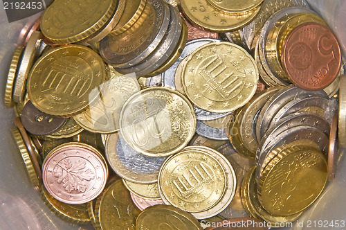 Image of Euro coins