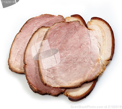 Image of Smoked meat slices