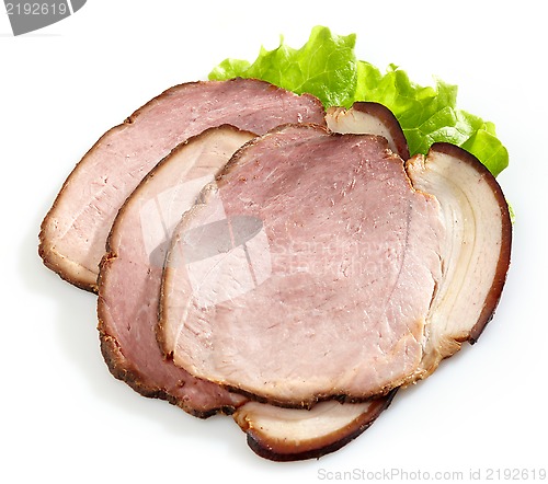 Image of Smoked meat slices