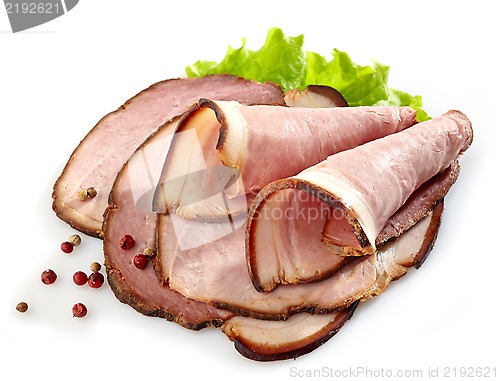 Image of Smoked meat slices