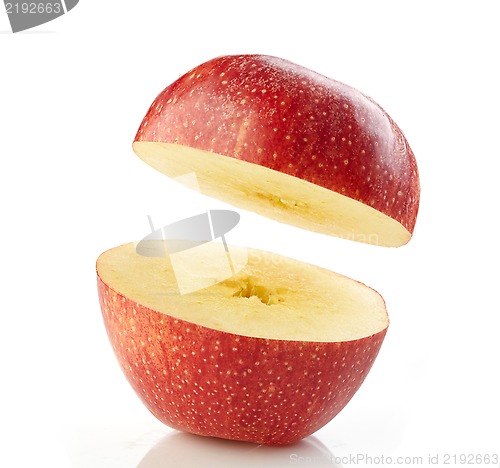 Image of half apple