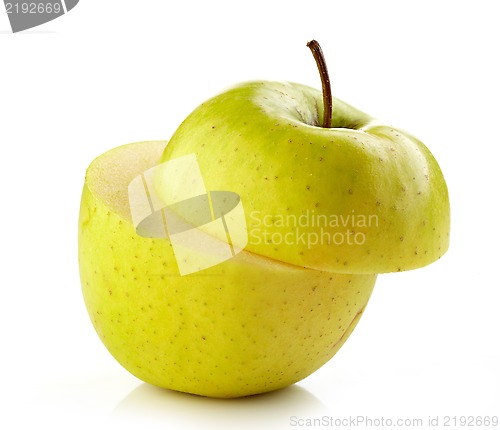 Image of half apple