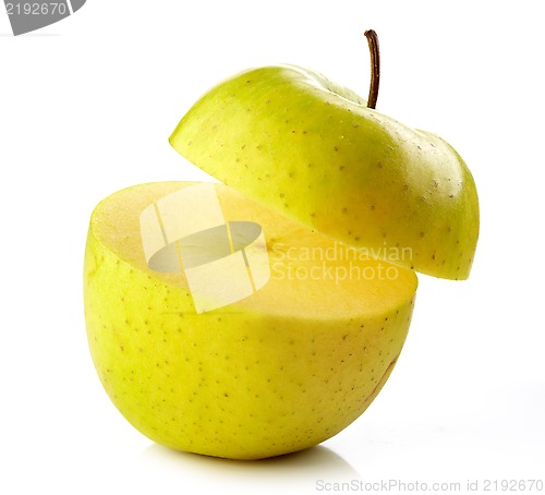 Image of half apple