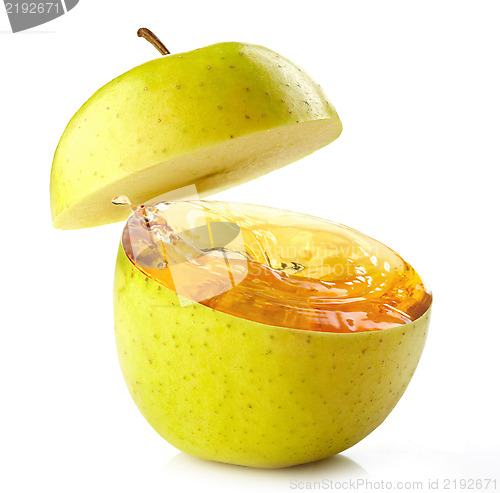 Image of half apple