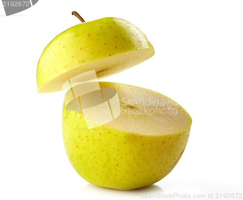 Image of half apple