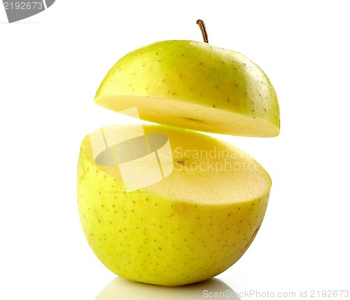 Image of half apple