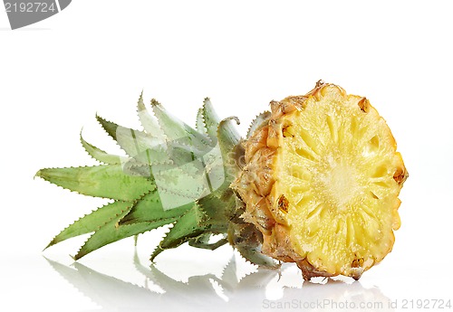 Image of half pineapple