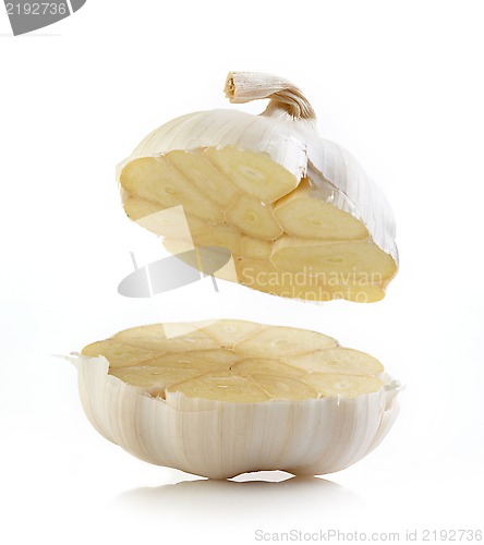 Image of half garlic