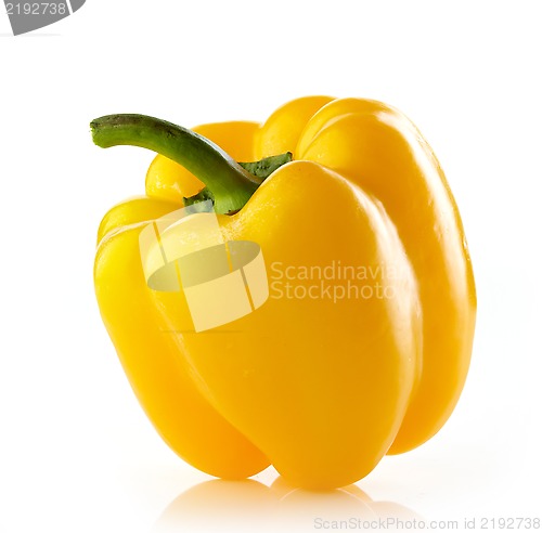Image of fresh yellow paprika