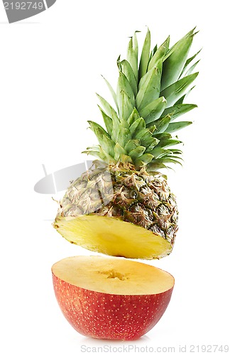 Image of half pineapple