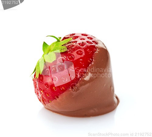 Image of strawberry and chocolate
