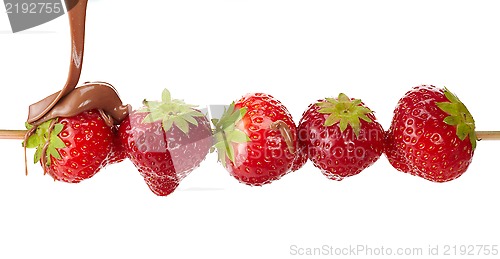 Image of strawberry and chocolate